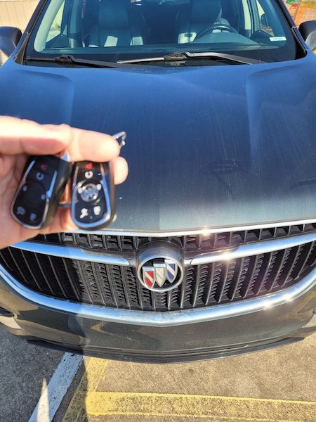 Fob repair done at flea market location in oldsmar - buick 