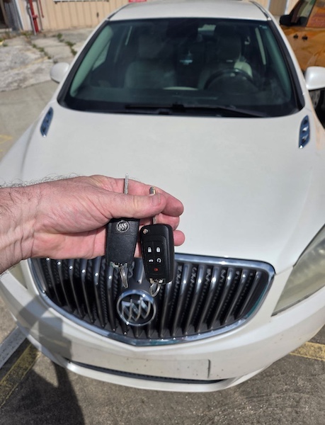  Fob repair done at flea market location in oldsmar - buick 