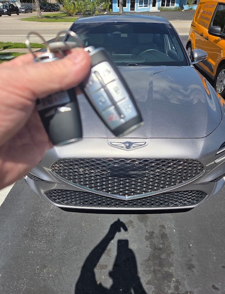 Fob repair done at flea market location in oldsmar - mercedes 