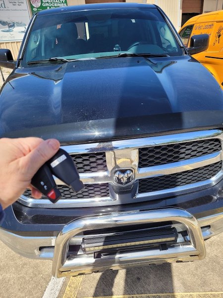  Fob repair done at flea market location in oldsmar - ram 