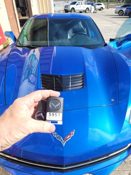  Fob repair done at flea market location in oldsmar - corvette 
